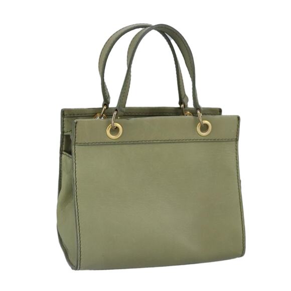 CELINE Hand Bag Leather Khaki - Picture 1 of 12